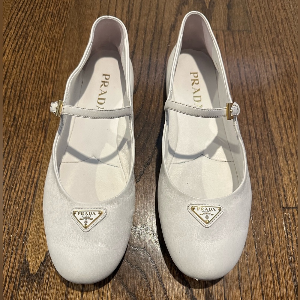 Prada Ballerina Mary Jane Flats - Used